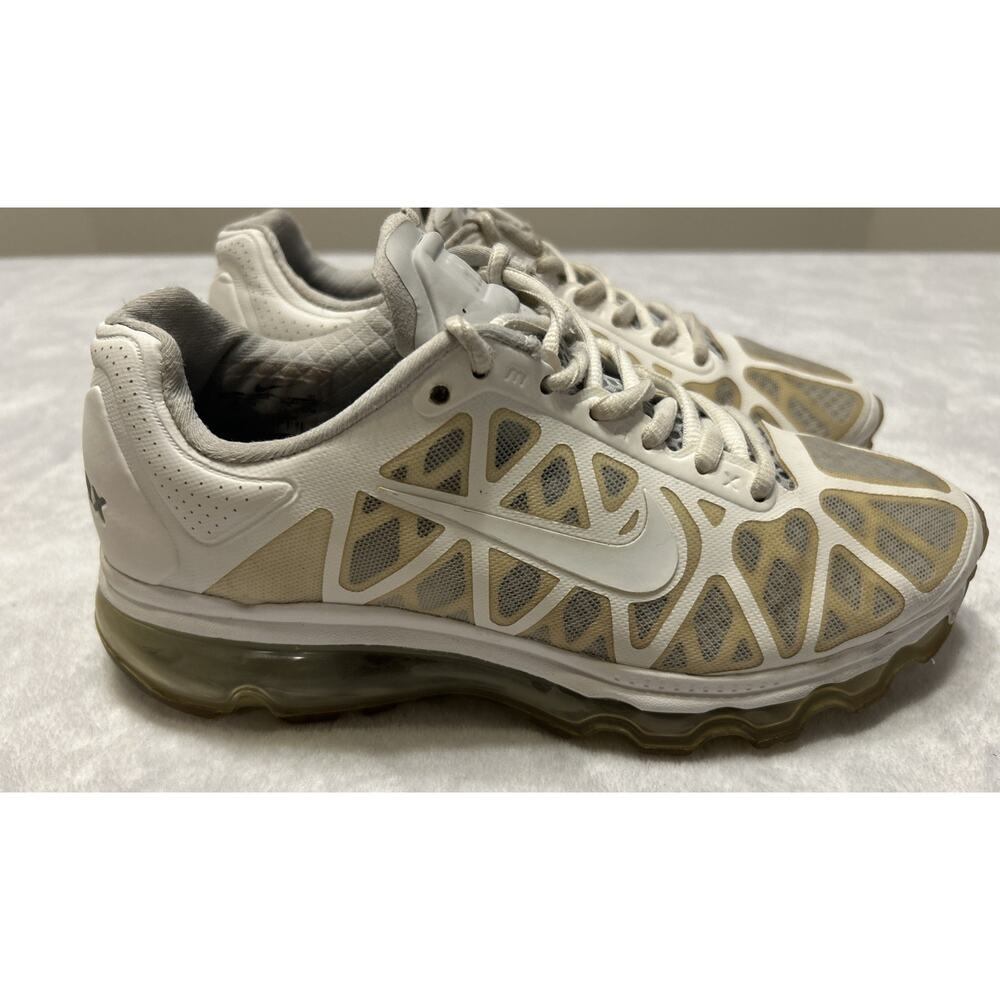 Nike Air Max+ Shoes Women’s Size 7 Summit White Running Sneakers Rare Vintage